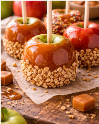 Warm Caramel Apples